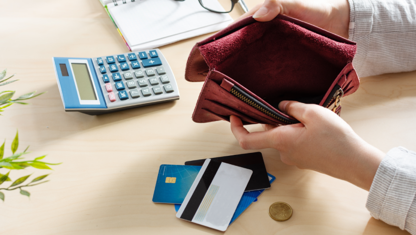 Empty wallet