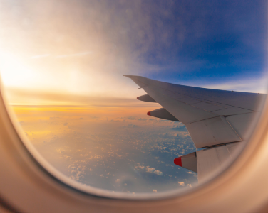 Landscape from a plane