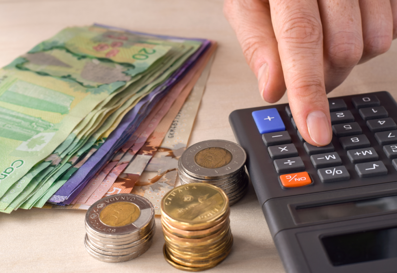 Cash and a calculator