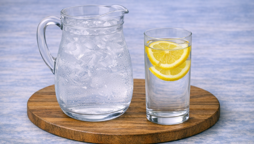 Fresh glass of water