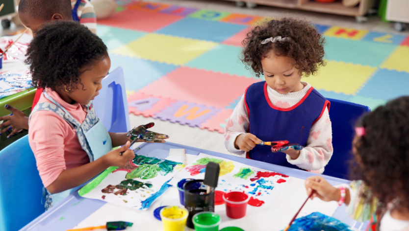 Kids painting