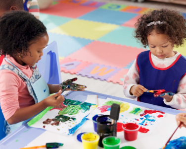 Kids painting