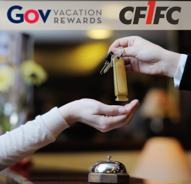 concierge handing over keys, GVR logo