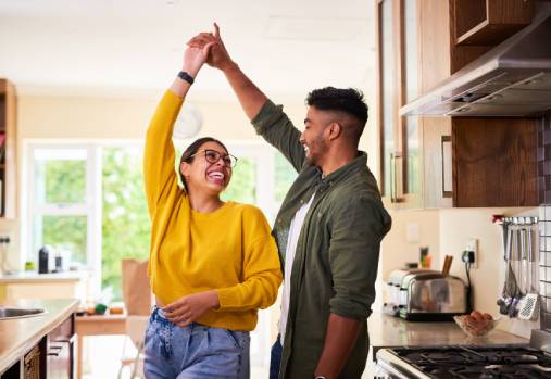 Couple dancing