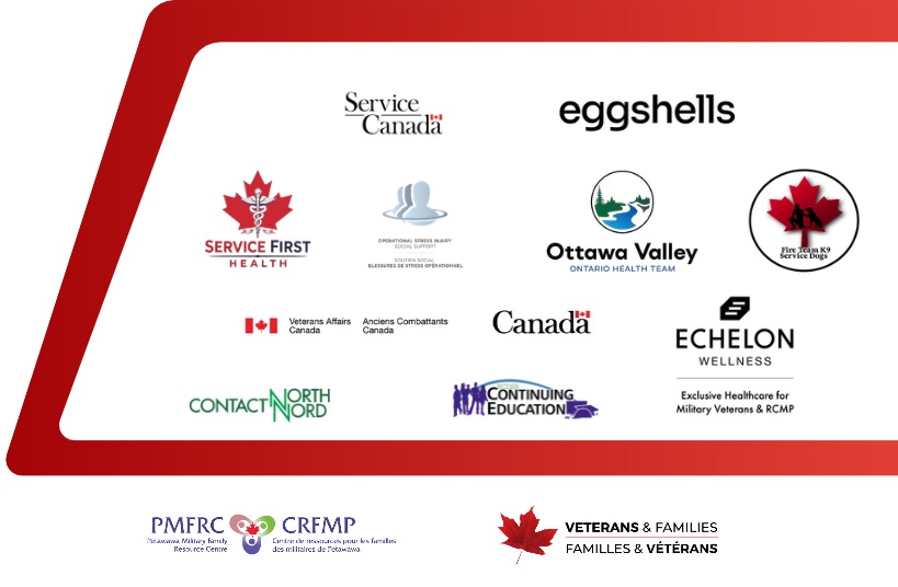 Logos for the Veteran Family Program Resource Event