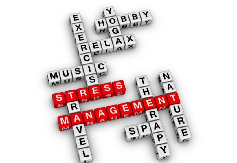 crossword puzzle with solutions for stress