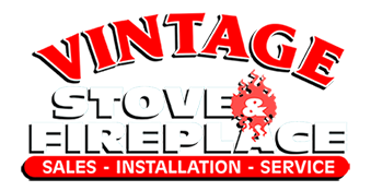 Vintage Stove and Fireplace Logo
