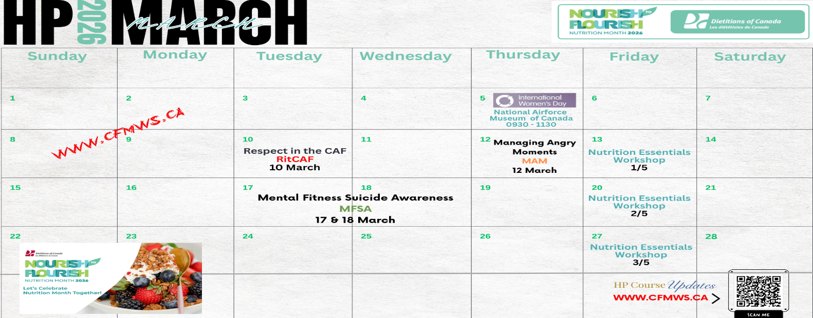 Pic of calendar page November